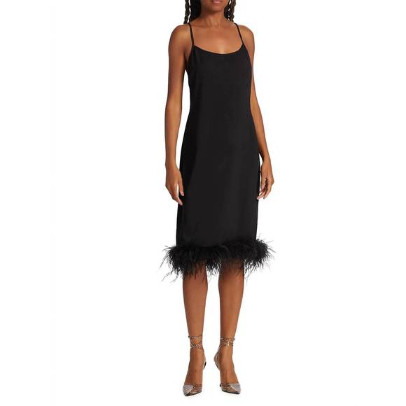 NEW AMANDA UPRICHARD marianna dress in black - Picture 1 of 5